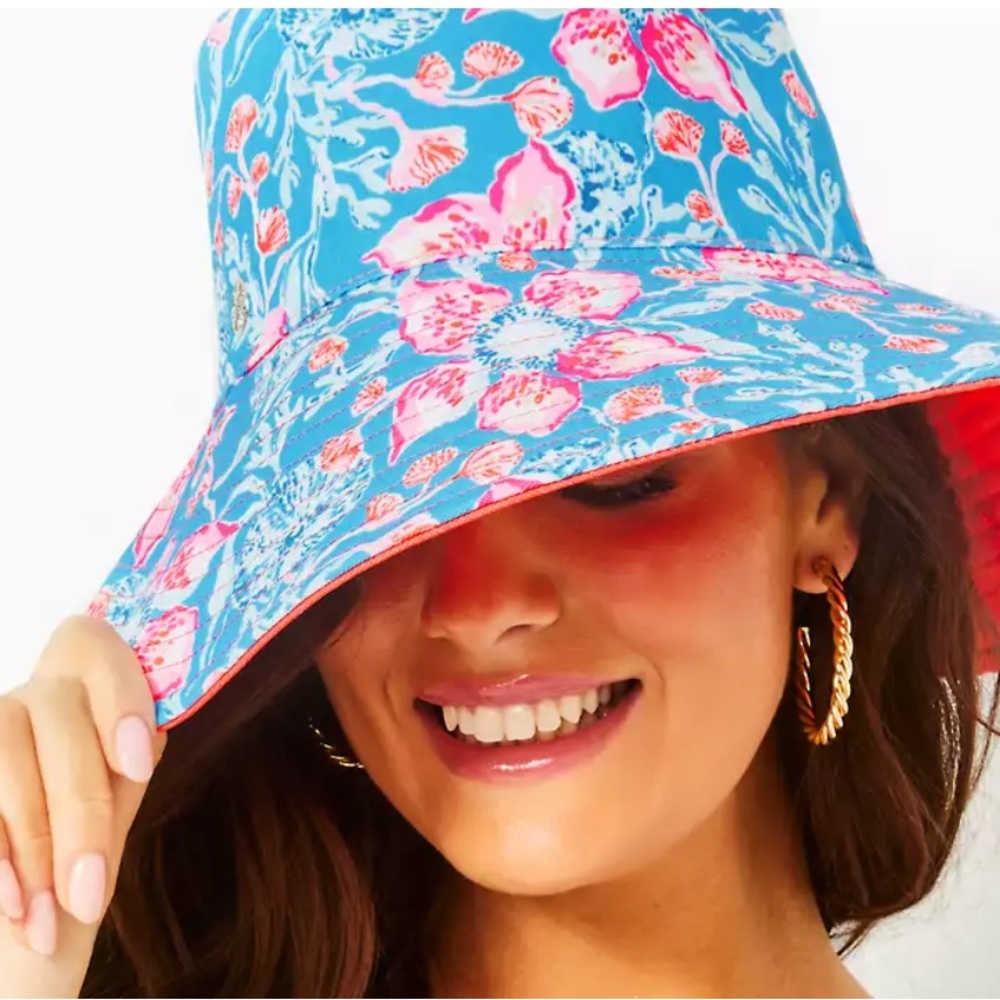 Lilly Pulitzer reversible gwp sun hat